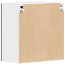 vidaXL “Lyon” barna tölgyszínű szerelt fa éjjeliszekrény