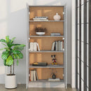 vidaXL szürke sonoma színű fa fürdőszobaszekrény 82,5x30,5x185,5 cm