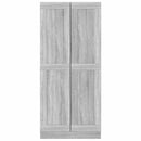 vidaXL szürke sonoma színű fa fürdőszobaszekrény 82,5x30,5x185,5 cm