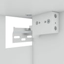 vidaXL szürke sonoma színű szerelt fa függő üvegszekrény 60x31x60 cm