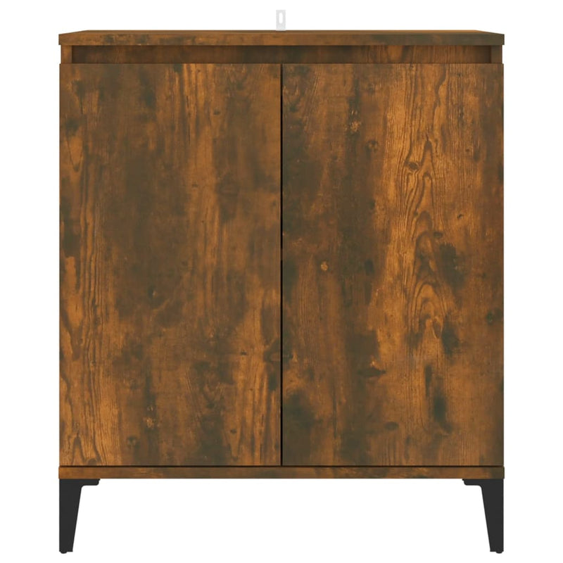 vidaXL füstös tölgy színű szerelt fa tálalószekrény 60 x 35 x 70 cm