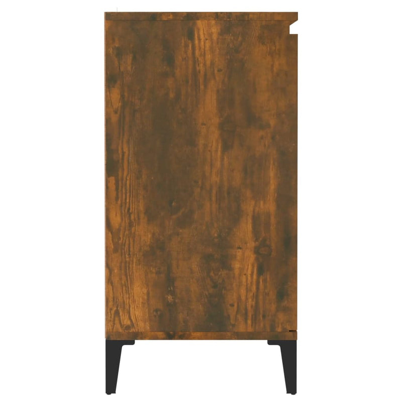 vidaXL füstös tölgy színű szerelt fa tálalószekrény 60 x 35 x 70 cm