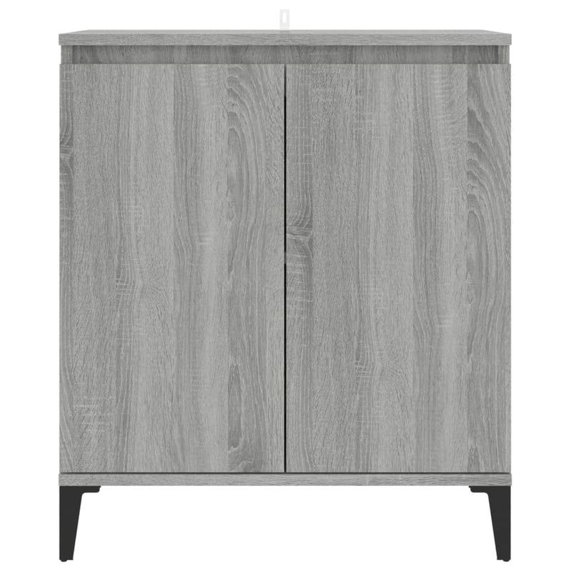 vidaXL szürke sonoma színű szerelt fa tálalószekrény 60 x 35 x 70 cm
