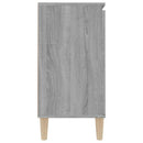 vidaXL szürke sonoma színű szerelt fa tálalószekrény 101 x 35 x 70 cm