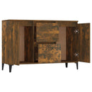 vidaXL füstös tölgy színű szerelt fa tálalószekrény 102 x 35 x 70 cm