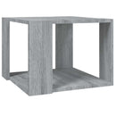vidaXL szürke sonoma színű szerelt fa dohányzóasztal 40 x 40 x 30 cm