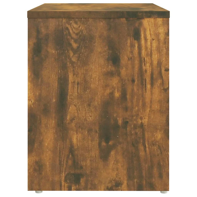vidaXL 2 db füstös tölgy színű szerelt fa éjjeliszekrény 40x30x40 cm