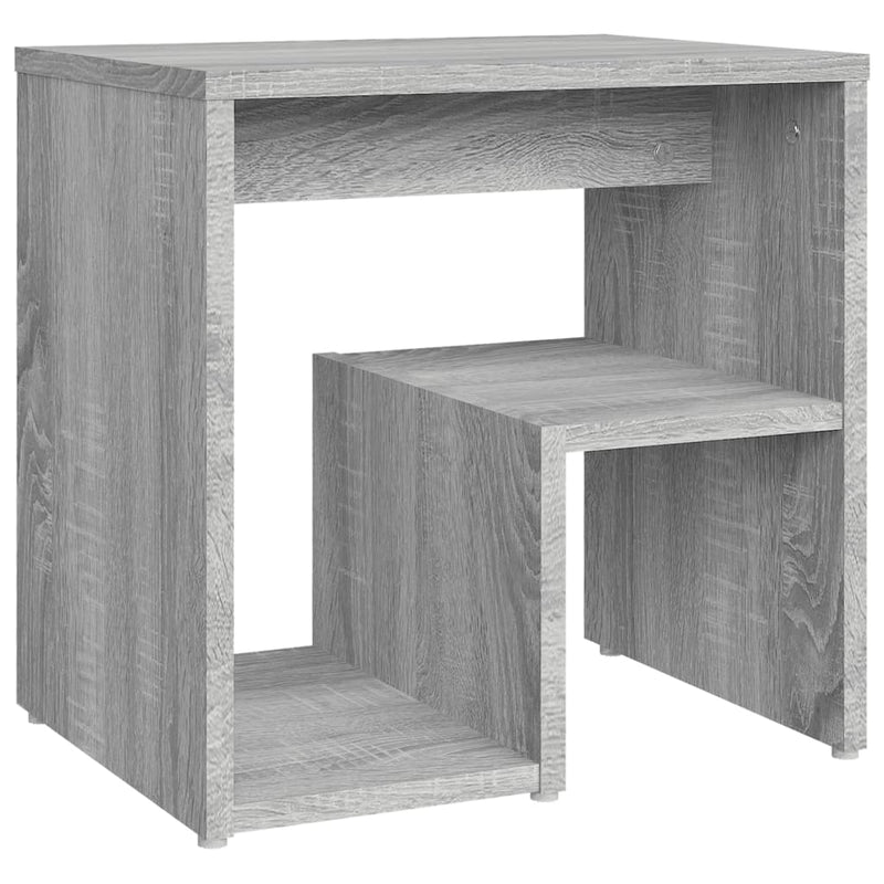 vidaXL 2 db szürke sonoma szerelt fa éjjeliszekrény 40 x 30 x 40 cm
