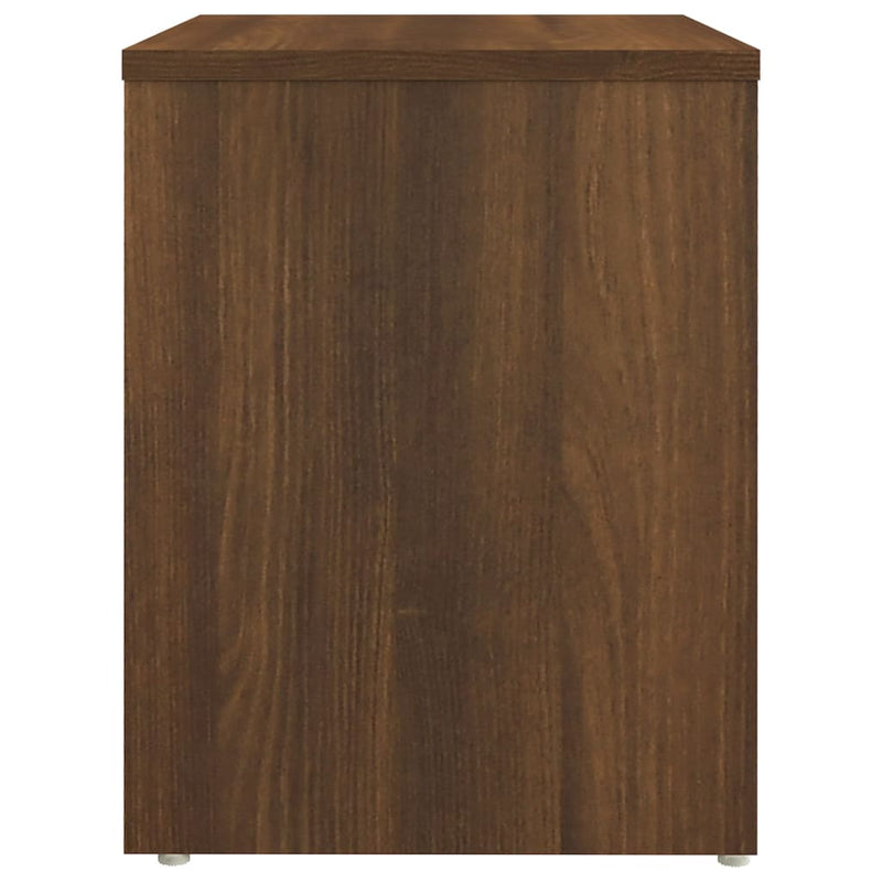 vidaXL barna tölgy színű szerelt fa éjjeliszekrény 40 x 30 x 40 cm