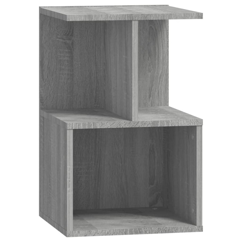 vidaXL szürke sonoma színű szerelt fa éjjeliszekrény 35 x 35 x 55 cm