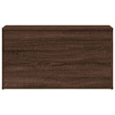 vidaXL barna tölgyszínű szerelt fa tárolóláda 84 x 42 x 46 cm