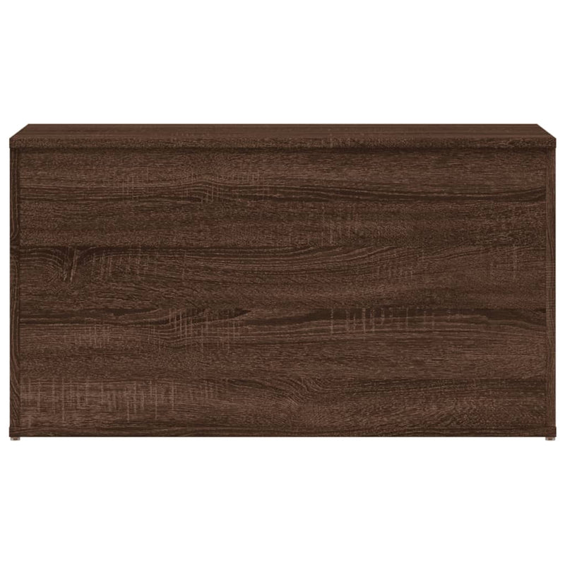 vidaXL barna tölgyszínű szerelt fa tárolóláda 84 x 42 x 46 cm