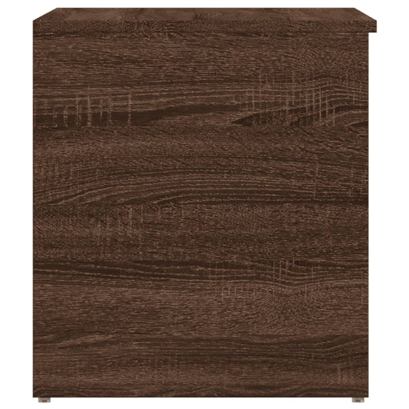 vidaXL barna tölgyszínű szerelt fa tárolóláda 84 x 42 x 46 cm