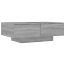vidaXL szürke sonoma színű szerelt fa dohányzóasztal 90 x 60 x 31 cm