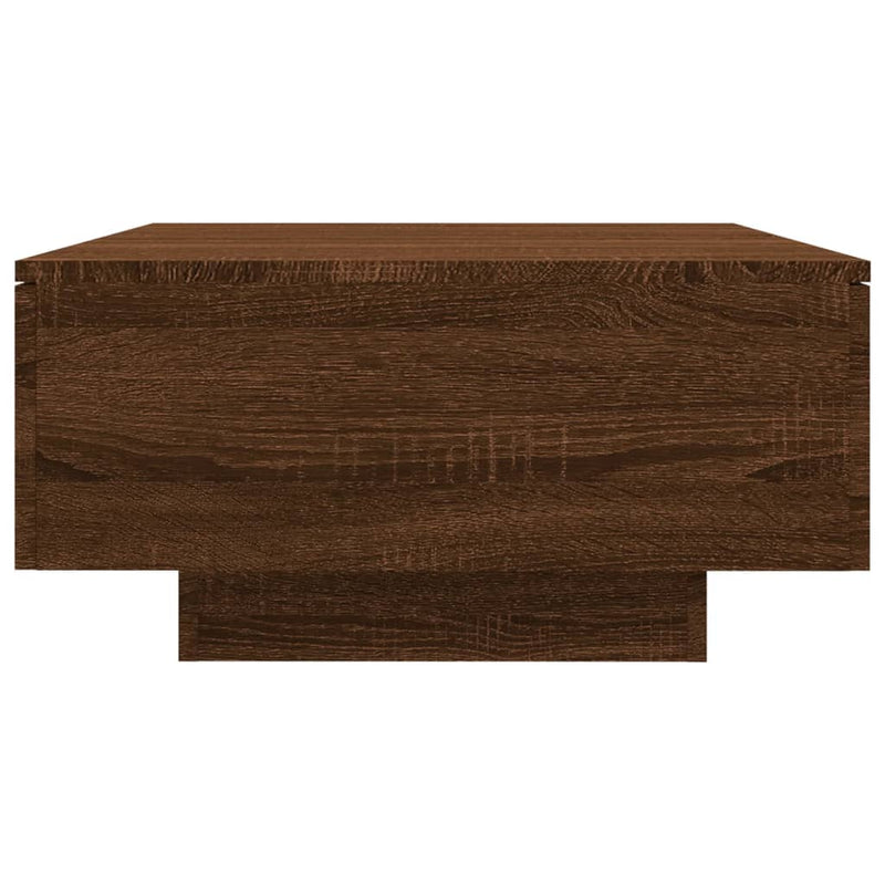 vidaXL barna tölgy színű szerelt fa dohányzóasztal 90 x 60 x 31 cm