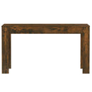 vidaXL füstös tölgy színű szerelt fa étkezőasztal 140 x 74,5 x 76 cm