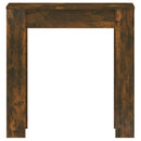 vidaXL füstös tölgy színű szerelt fa étkezőasztal 140 x 74,5 x 76 cm