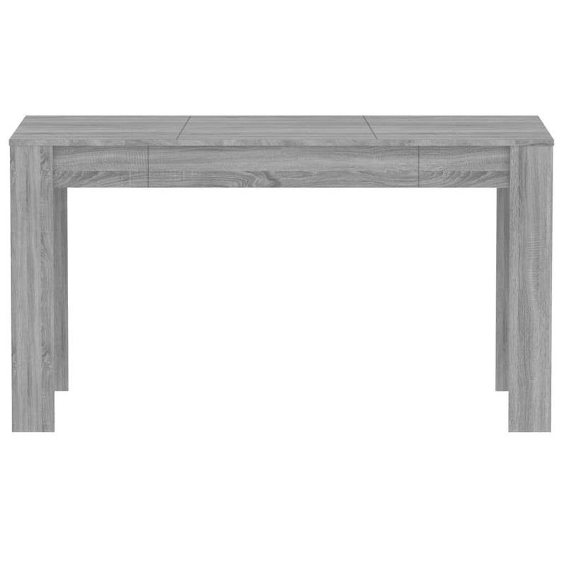 vidaXL szürke sonoma színű szerelt fa étkezőasztal 140 x 74,5 x 76 cm