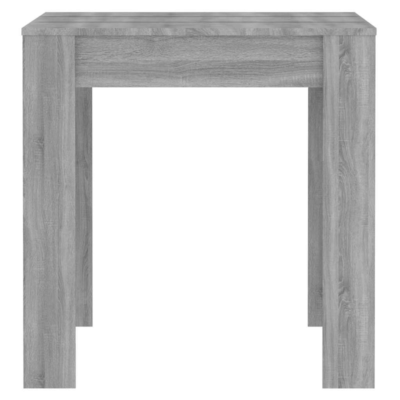 vidaXL szürke sonoma színű szerelt fa étkezőasztal 140 x 74,5 x 76 cm