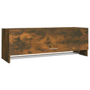 vidaXL füstös tölgy színű szerelt fa ruhásszekrény 100 x 32,5 x 35 cm