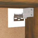 vidaXL füstös tölgy színű szerelt fa ruhásszekrény 100 x 32,5 x 35 cm