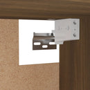 vidaXL barna tölgy színű szerelt fa ruhásszekrény 100 x 32,5 x 35 cm