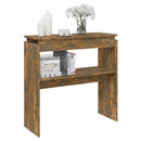 vidaXL füstös tölgy színű szerelt fa tálalóasztal 80 x 30 x 80 cm