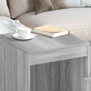 vidaXL 3 db szürke sonoma színű szerelt fa dohányzóasztal