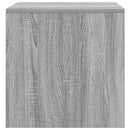 vidaXL 3 db szürke sonoma színű szerelt fa dohányzóasztal