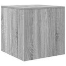 vidaXL 3 db szürke sonoma színű szerelt fa dohányzóasztal