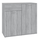 vidaXL szürke sonoma színű szerelt fa tálalószekrény 80x36x75 cm