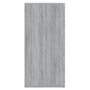 vidaXL szürke sonoma színű szerelt fa tálalószekrény 80x36x75 cm