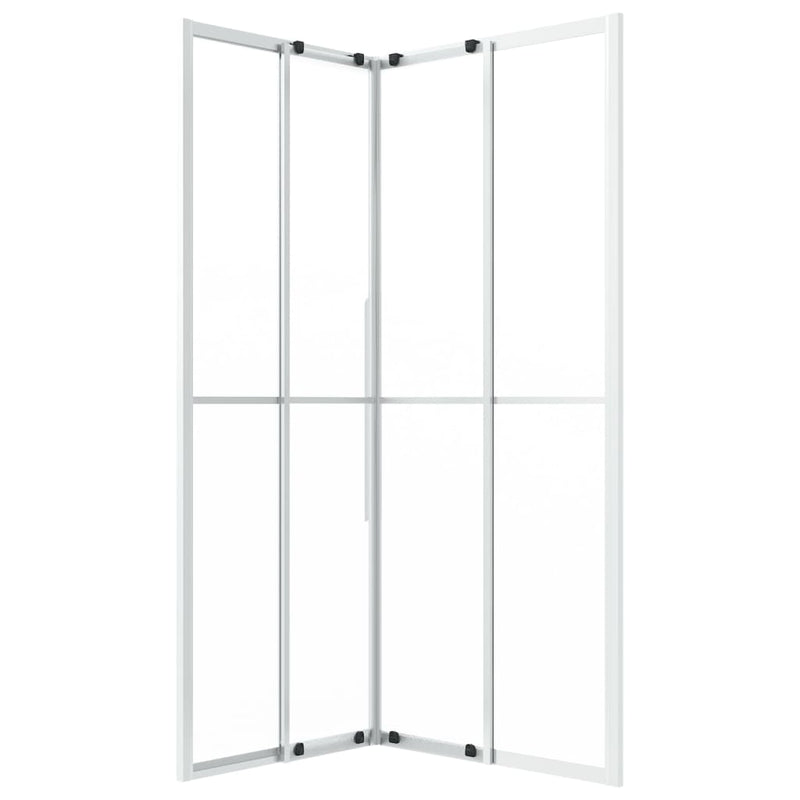 vidaXL ESG tejüveg zuhanykabin 90x70x180 cm