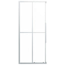 vidaXL ESG tejüveg zuhanykabin 90x70x180 cm