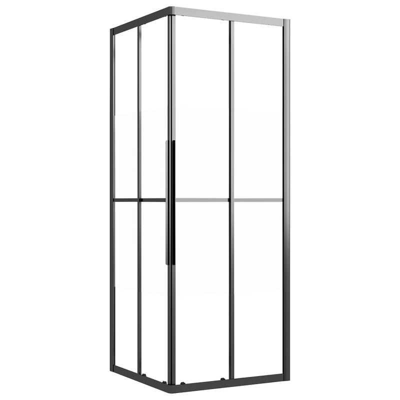 vidaXL selyemmatt ESG zuhanykabin 80x80x180 cm