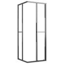 vidaXL selyemmatt ESG zuhanykabin 80x80x180 cm