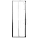 vidaXL selyemmatt ESG zuhanykabin 80x80x180 cm