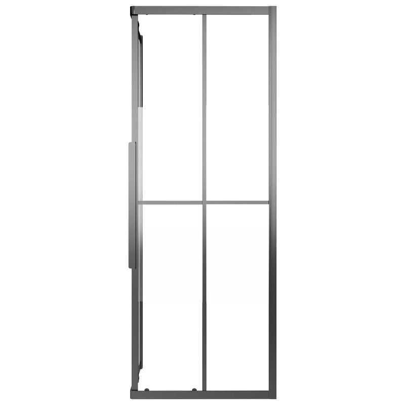 vidaXL selyemmatt ESG zuhanykabin 90x70x180 cm