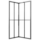 vidaXL selyemmatt ESG zuhanykabin 90x70x180 cm