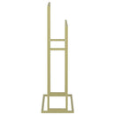 vidaXL aranyszínű vas szabadon álló törölközőtartó 48 x 24 x 78,5 cm