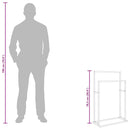 vidaXL aranyszínű vas szabadon álló törölközőtartó 48 x 24 x 78,5 cm