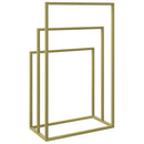 vidaXL aranyszínű vas szabadon álló törölközőtartó 48 x 24 x 79 cm