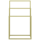 vidaXL aranyszínű vas szabadon álló törölközőtartó 48 x 24 x 79 cm