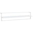 vidaXL fehér vas törölközőtartó 95 x 25 x 22 cm