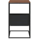 vidaXL fekete szerelt fa kisasztal 55 x 36 x 59,5 cm