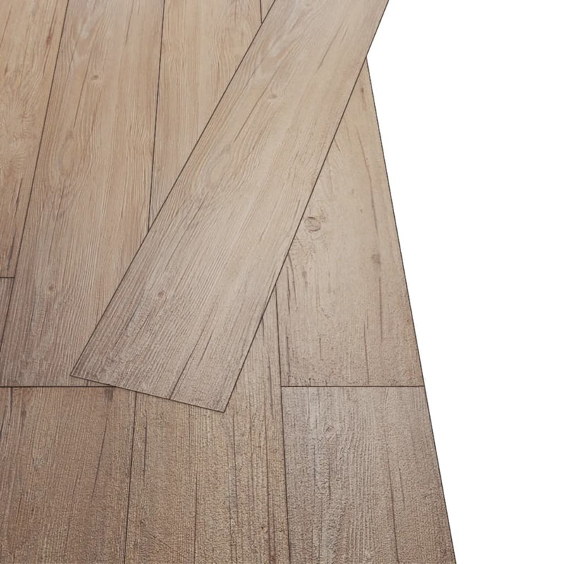 vidaXL barna tölgy színű öntapadó PVC padlóburkoló lapok 2,51 m² 2 mm