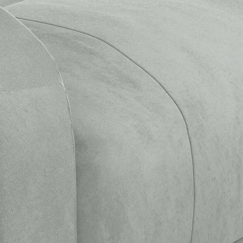 vidaXL világosszürke bársony elektromos dönthető fotel