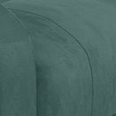 vidaXL sötétzöld bársony elektromos dönthető fotel