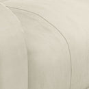 vidaXL krémszínű bársony elektromos dönthető fotel