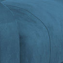 vidaXL kék bársony elektromos dönthető fotel